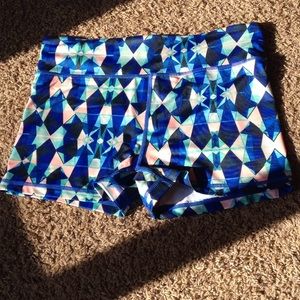 Multi Colored Spandex Shorts